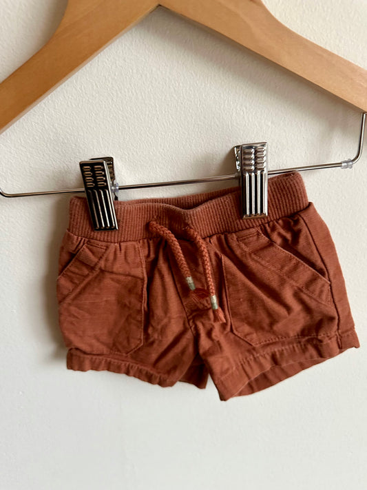 Rust Drawstring Shorts / 0m