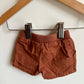 Rust Drawstring Shorts / 0m