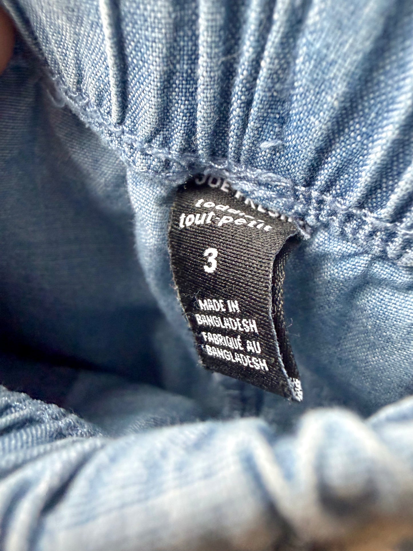 Chambray Shorts / 3T