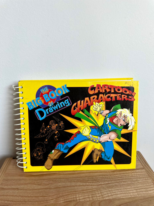 Cartoon Characters Drawing Book / 6-12 years (No Shipping)