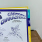 Cartoon Characters Drawing Book / 6-12 years (No Shipping)