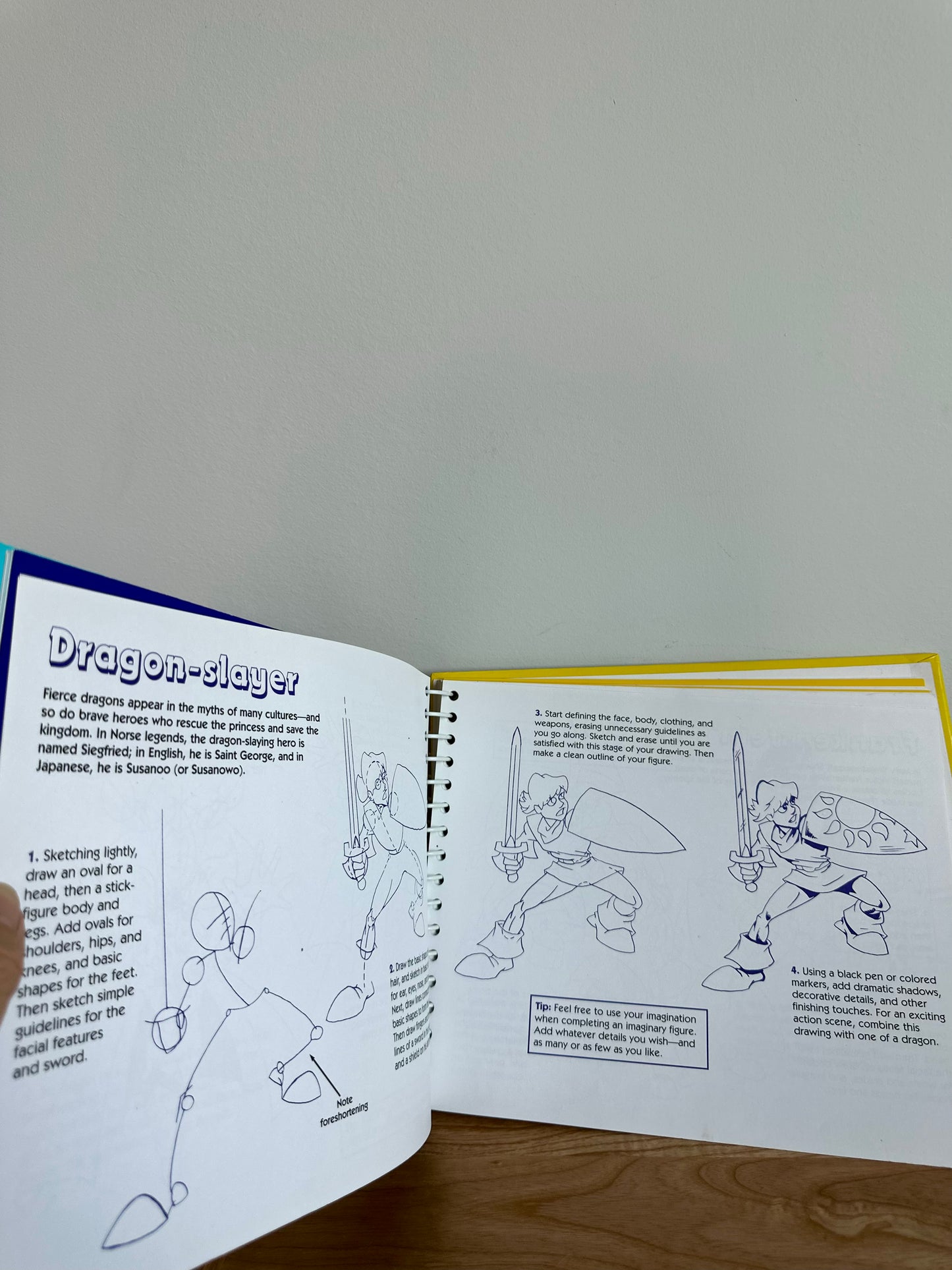 Cartoon Characters Drawing Book / 6-12 years (No Shipping)