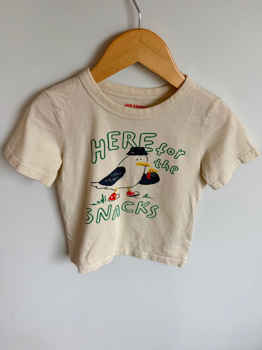 Here for the Snacks T-shirt / 3T