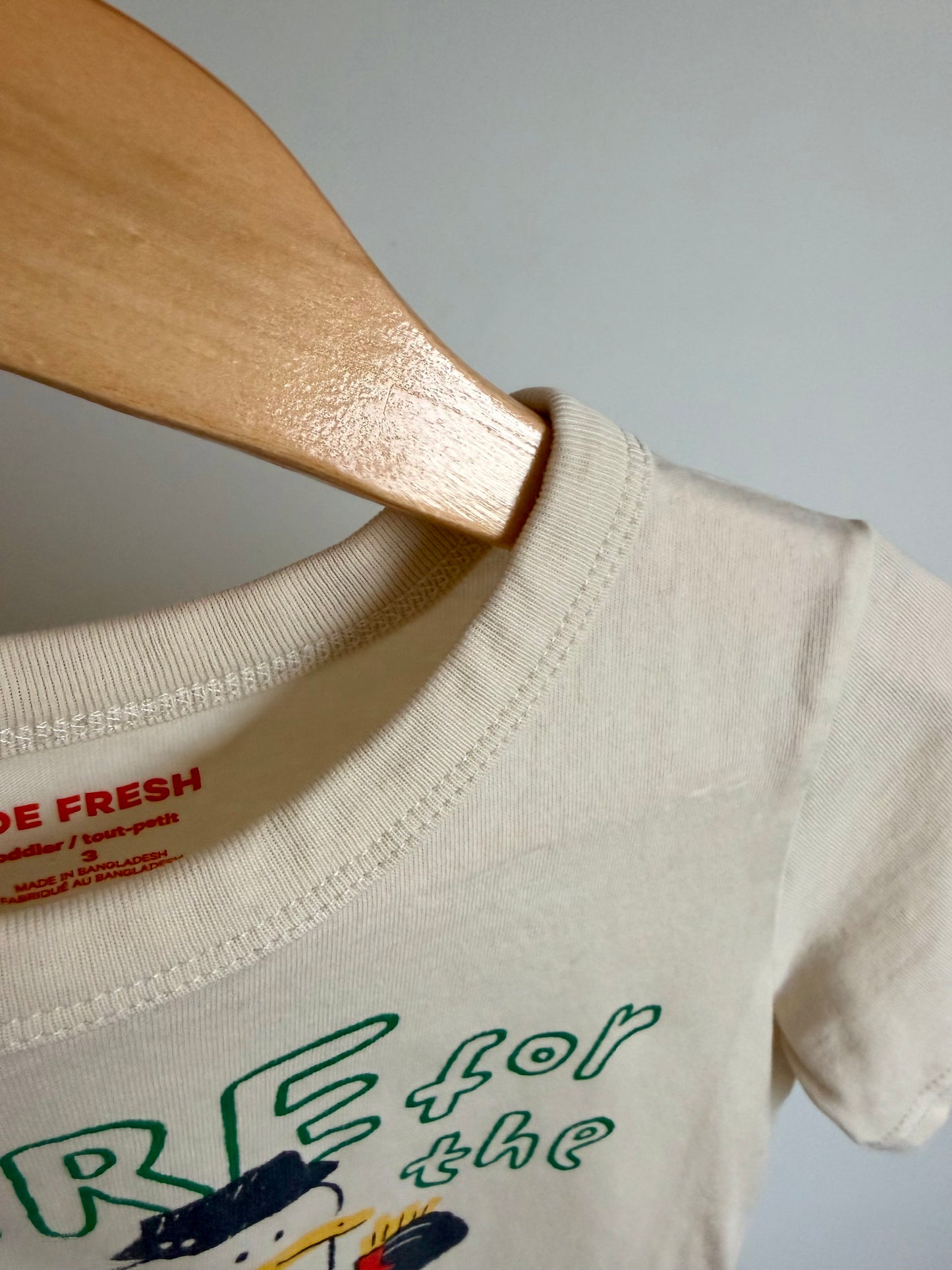 Here for the Snacks T-shirt / 3T