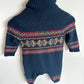 Navy Knit Jumpsuit / 3-6m
