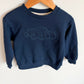 Navy Car Embroidered Crewneck (PLAY) / 3T