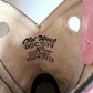 Old West Square Toed Pink Cowboy Boots / 10-12 Toddler