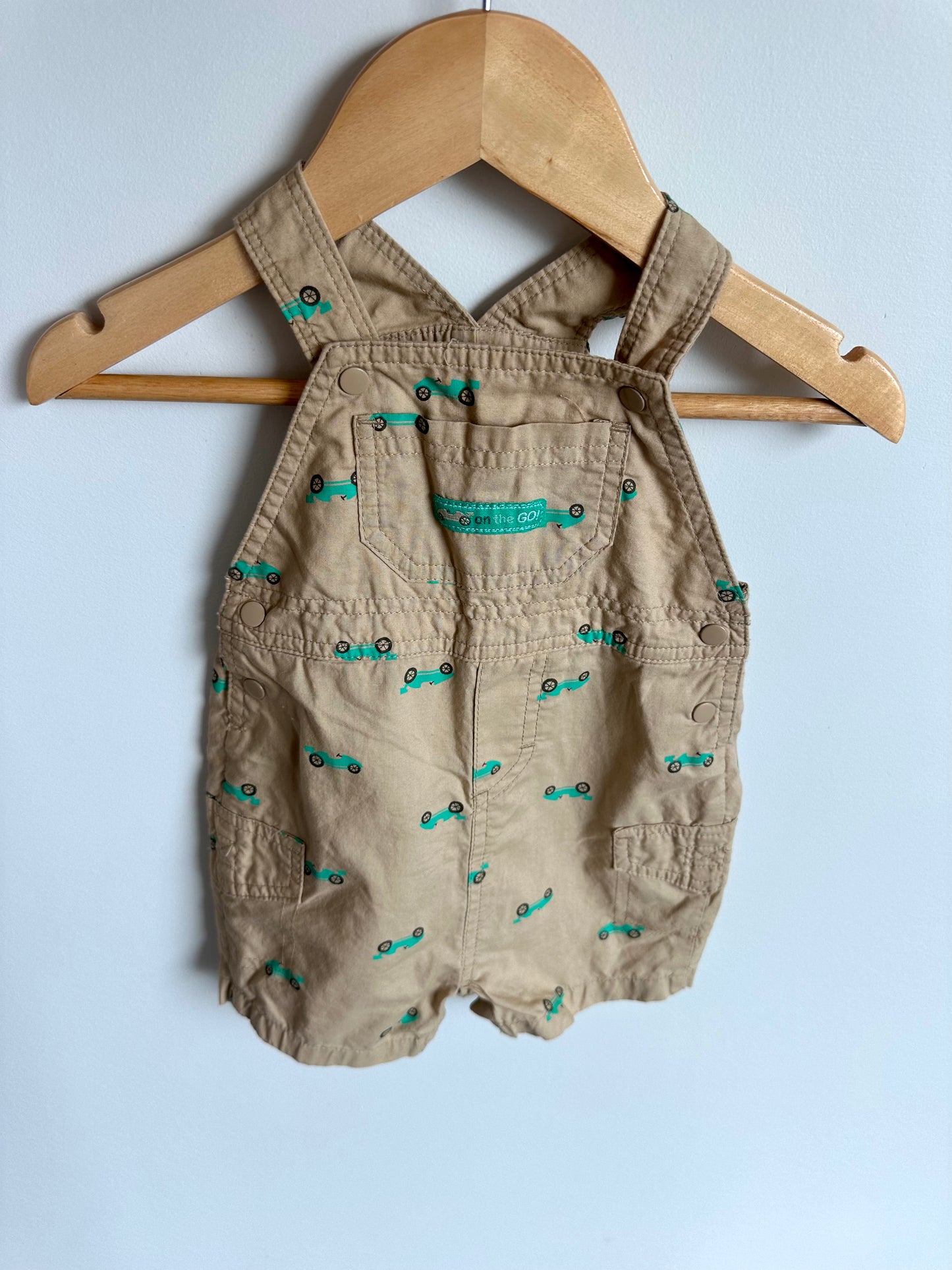 On the Go! Tan Overalls / 6m