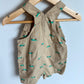 On the Go! Tan Overalls / 6m