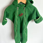 MEC Green Fleece Hooded Bunting Suit / 6m