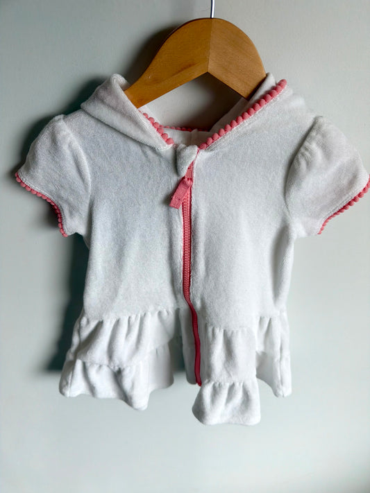 Hooded Terry Zip Dress / 2T