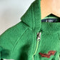 MEC Green Fleece Hooded Bunting Suit / 6m