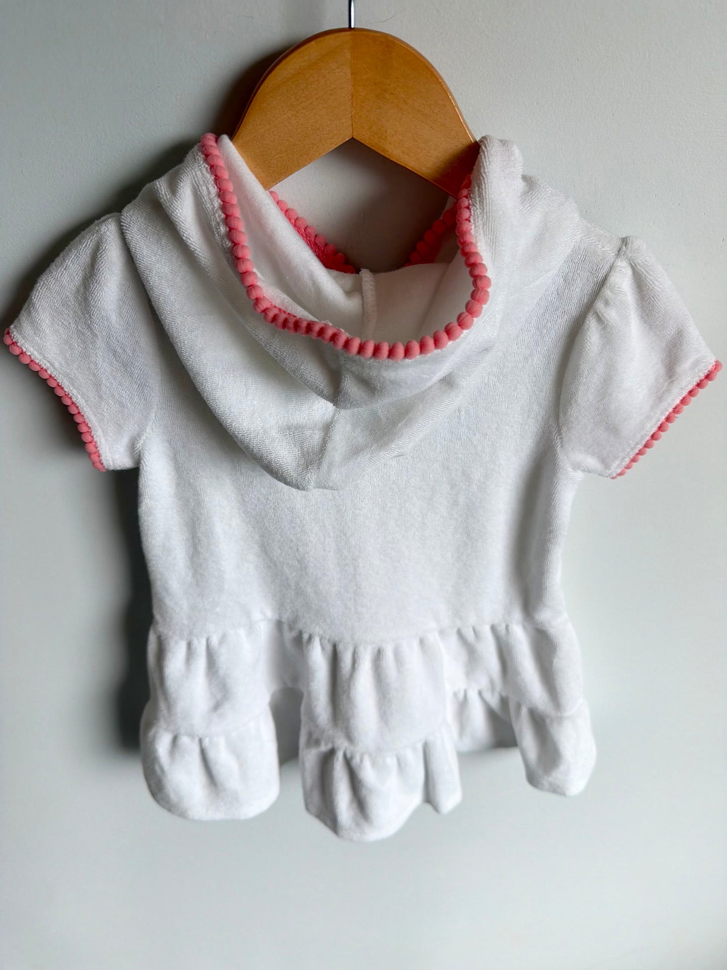 Hooded Terry Zip Dress / 2T