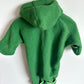 MEC Green Fleece Hooded Bunting Suit / 6m