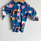 Hanna Andersson Half Zip Swimsuit / 0-3m