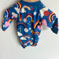 Hanna Andersson Half Zip Swimsuit / 0-3m