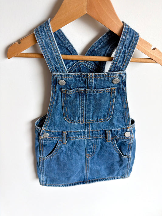 Denim Overall Dress / 3T