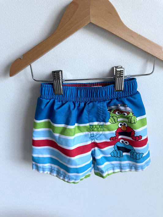 Sesame Street Swim Shorts / 12m