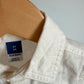 White Button Up T-shirt / 2T