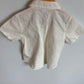 White Button Up T-shirt / 2T