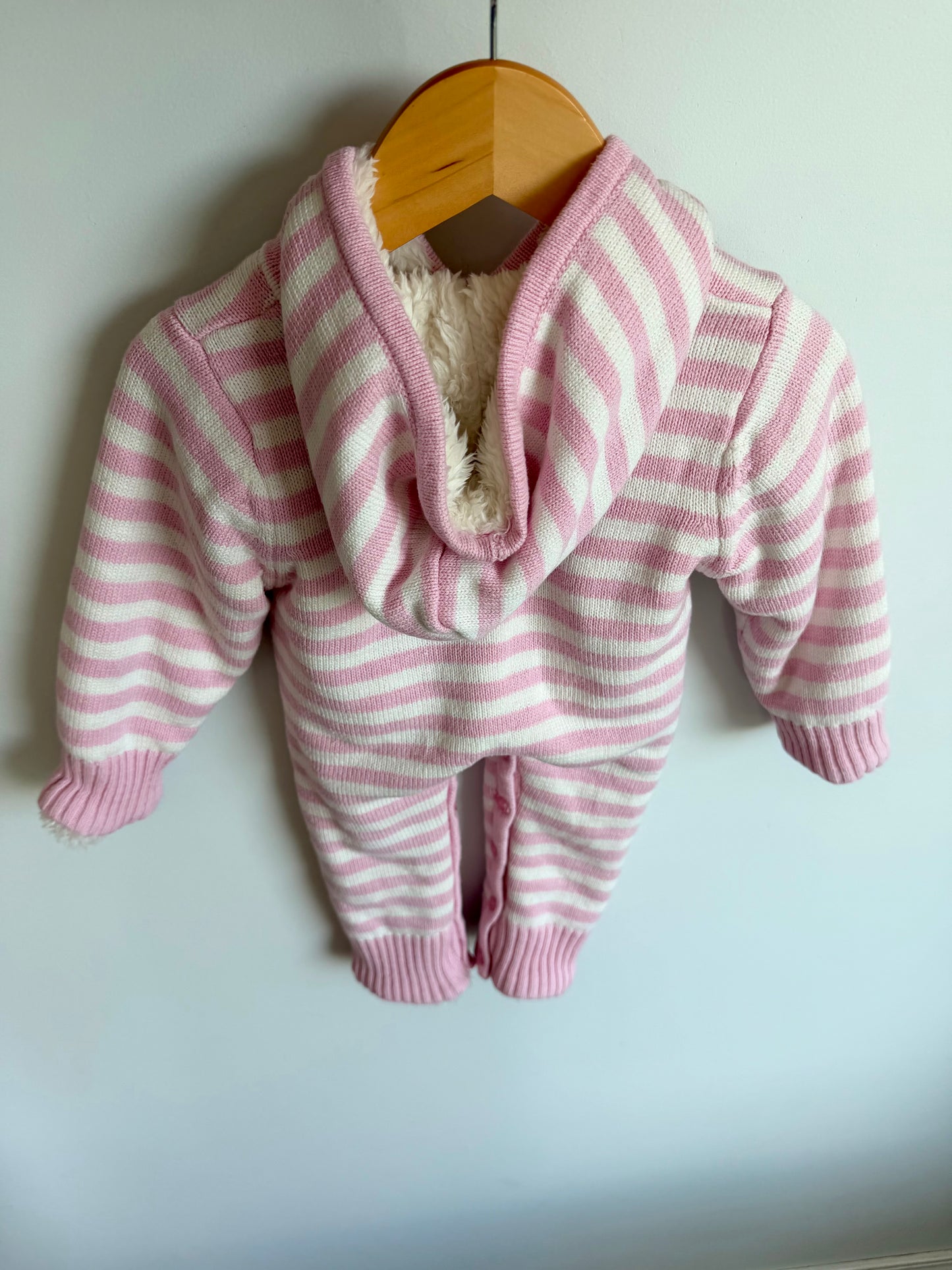 Cupcake Long Sleeve Knitted Jumpsuit/ 6-12m