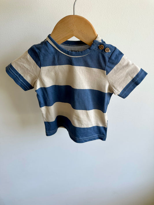 Cream + Navy T-Shrt / 3m