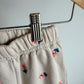 Zara Cream Daisy Embroidered Joggers / 6 years