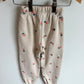 Zara Cream Daisy Embroidered Joggers / 6 years
