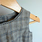 Wheat Grey Plaid Dress (PLAY)/ 12m