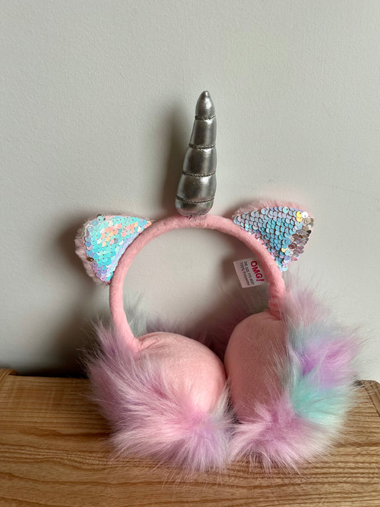 Unicorn Cat Ear Muffs / 2-5T?
