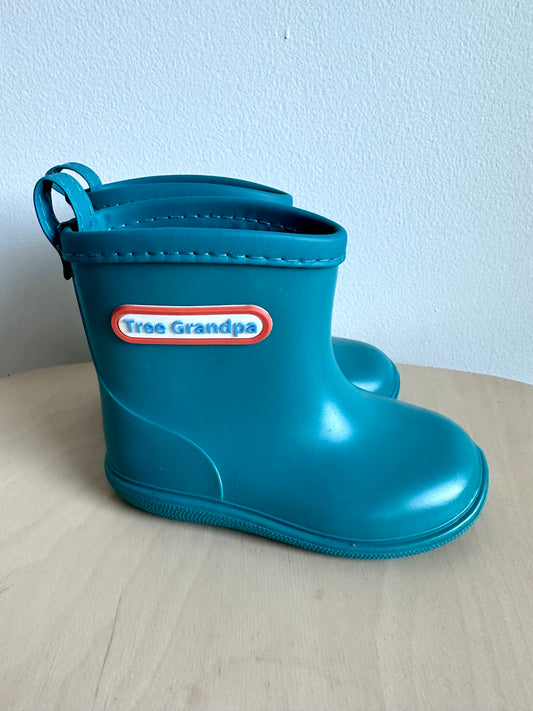 Green Rain Boots / Size 2 Infant