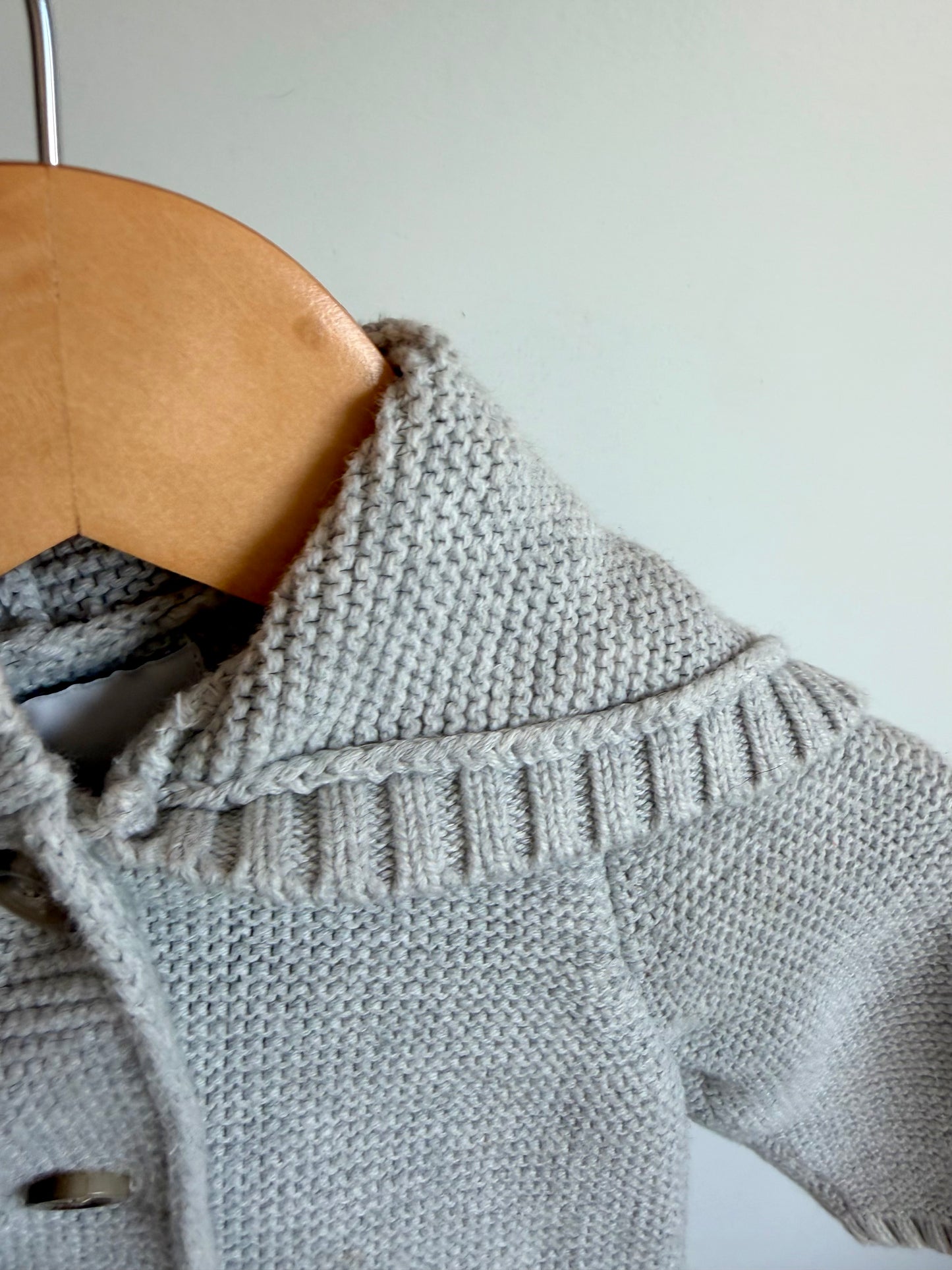 Gap Grey Knit Cardigan / 6-12m