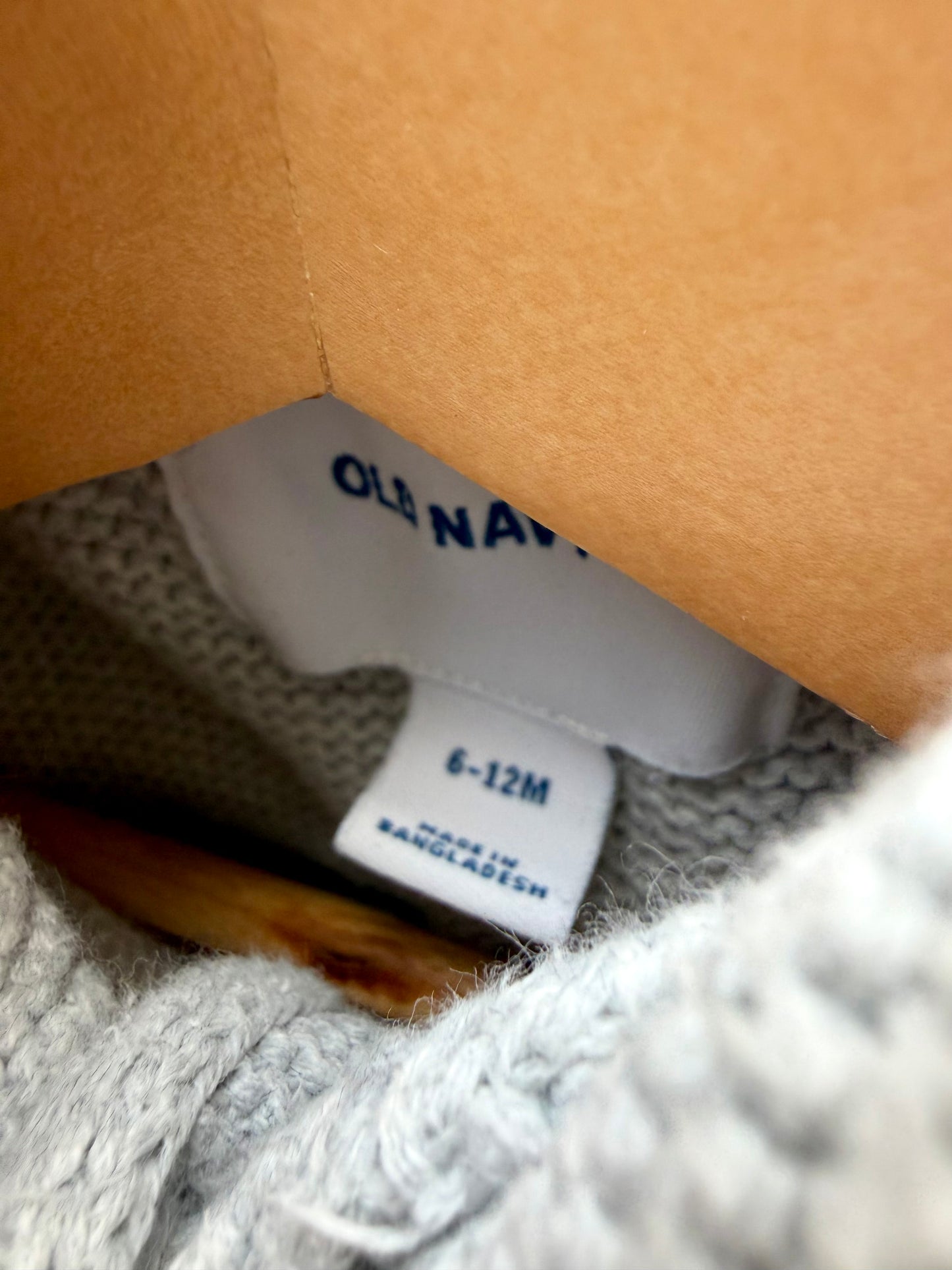 Gap Grey Knit Cardigan / 6-12m
