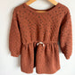 Fawn Quilted Long Sleeve Dress / 5 years