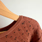 Fawn Quilted Long Sleeve Dress / 5 years