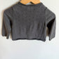 Wheat Grey Organic Cotton Cardigan / 12m
