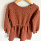 Fawn Quilted Long Sleeve Dress / 5 years