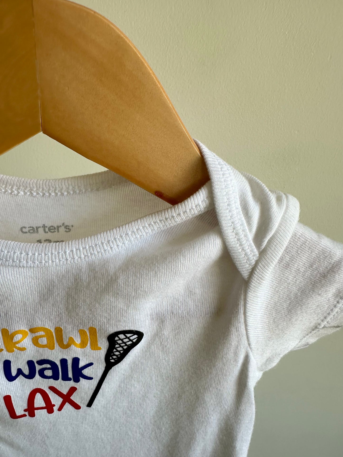 Crawl Walk Lax Bodysuit / 12m