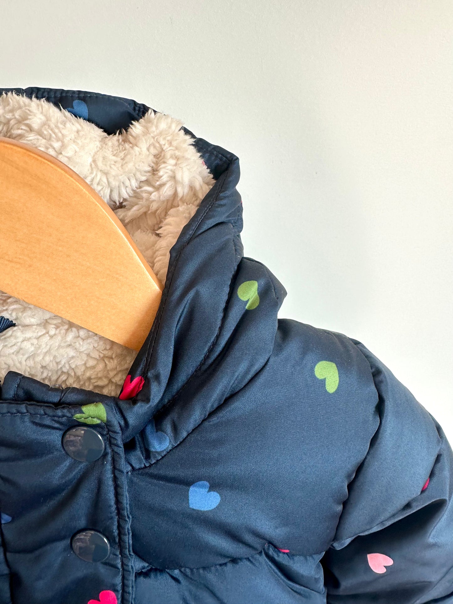 Gap Navy Puffer Jacket / 12-18m