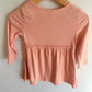 Peach Long Sleeve Dress / 18-24m