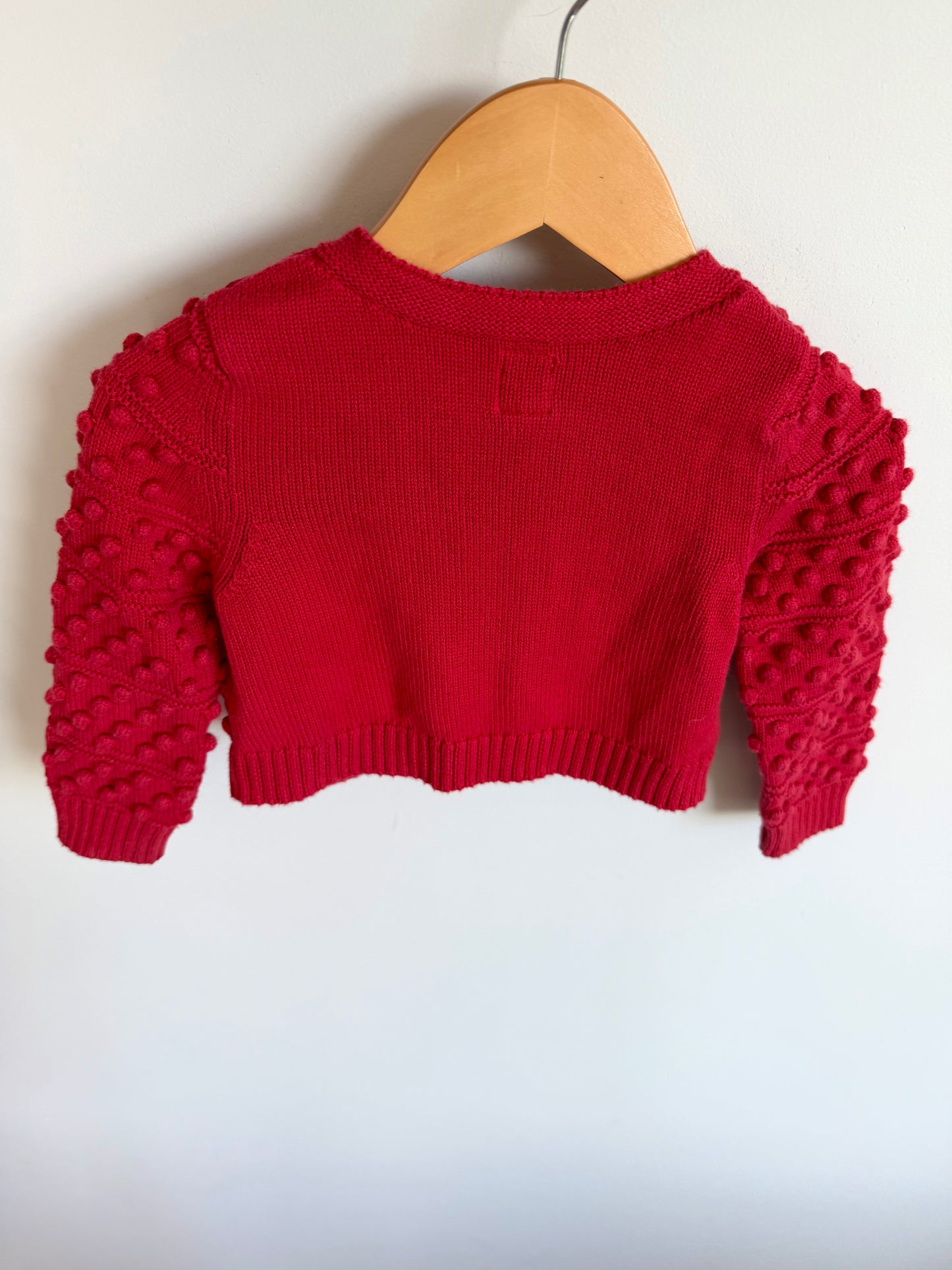 Gap Red Knit Cardigan / 12-18m