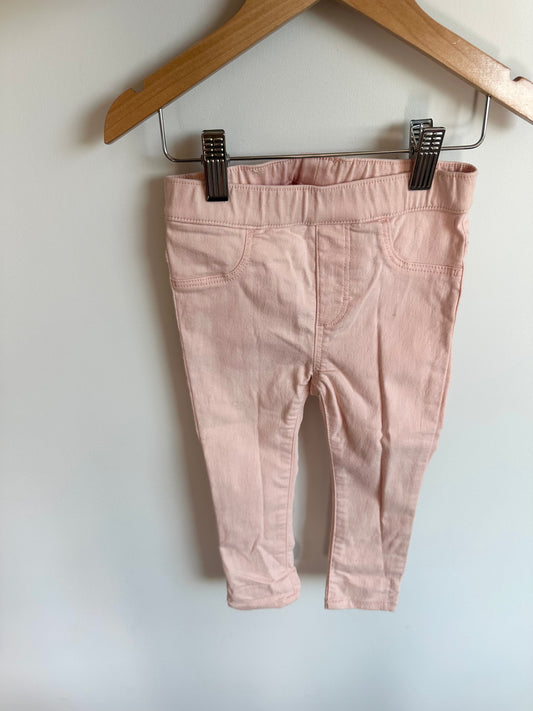 H&M Pink Stretch Jean / 18-24m