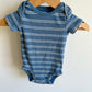 Stripes T-Shirt Blue Bodysuit / 3m