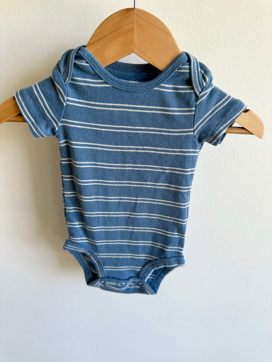 Stripes T-Shirt Blue Bodysuit / 3m
