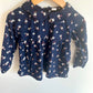 Collared Navy Floral Long Sleeve / 18-24m