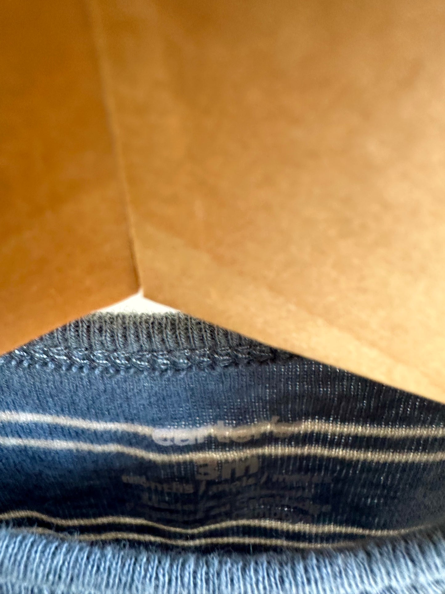 Stripes T-Shirt Blue Bodysuit / 3m