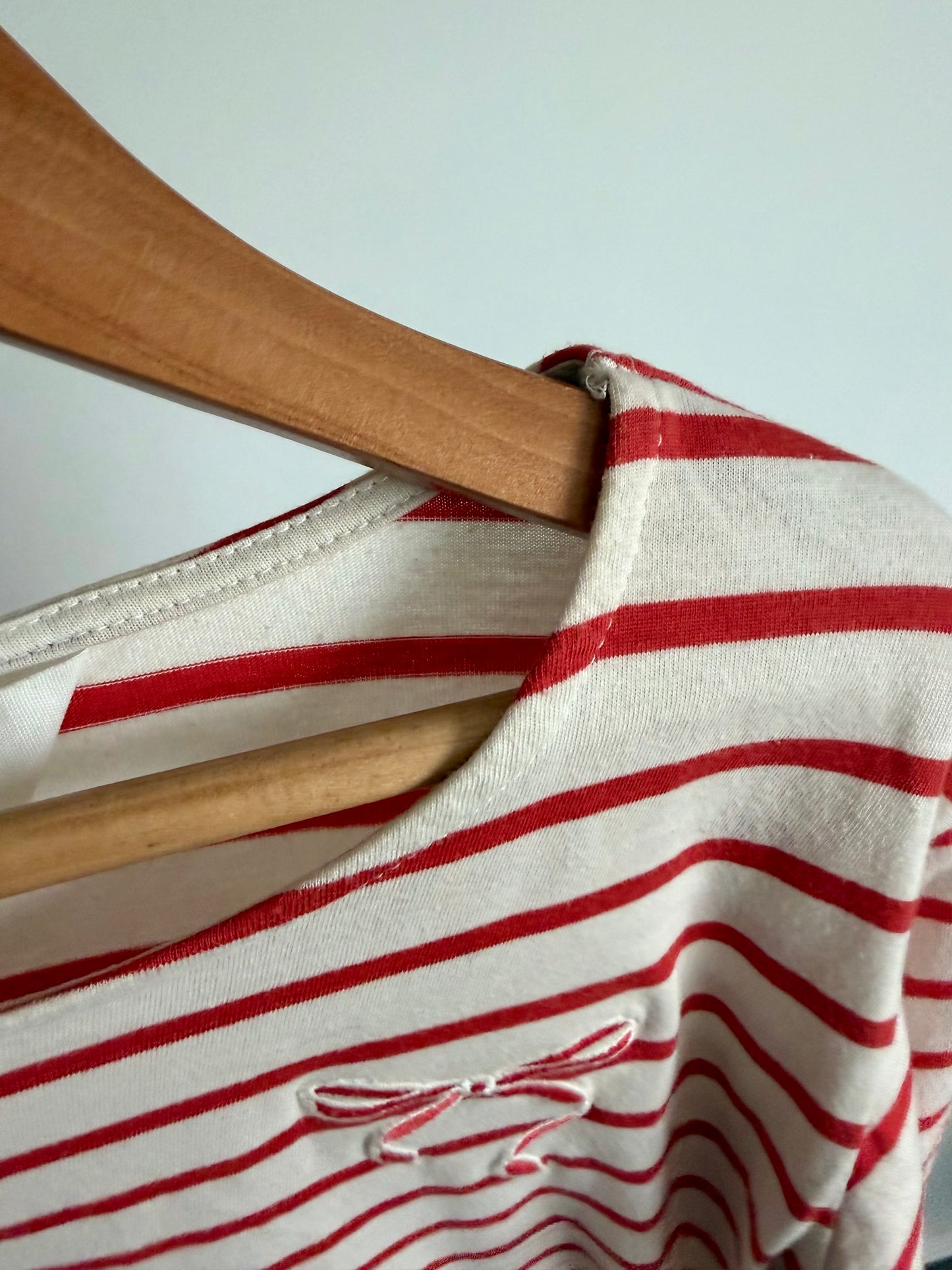 H&M Red Striped Long-sleeve / 4-6 years