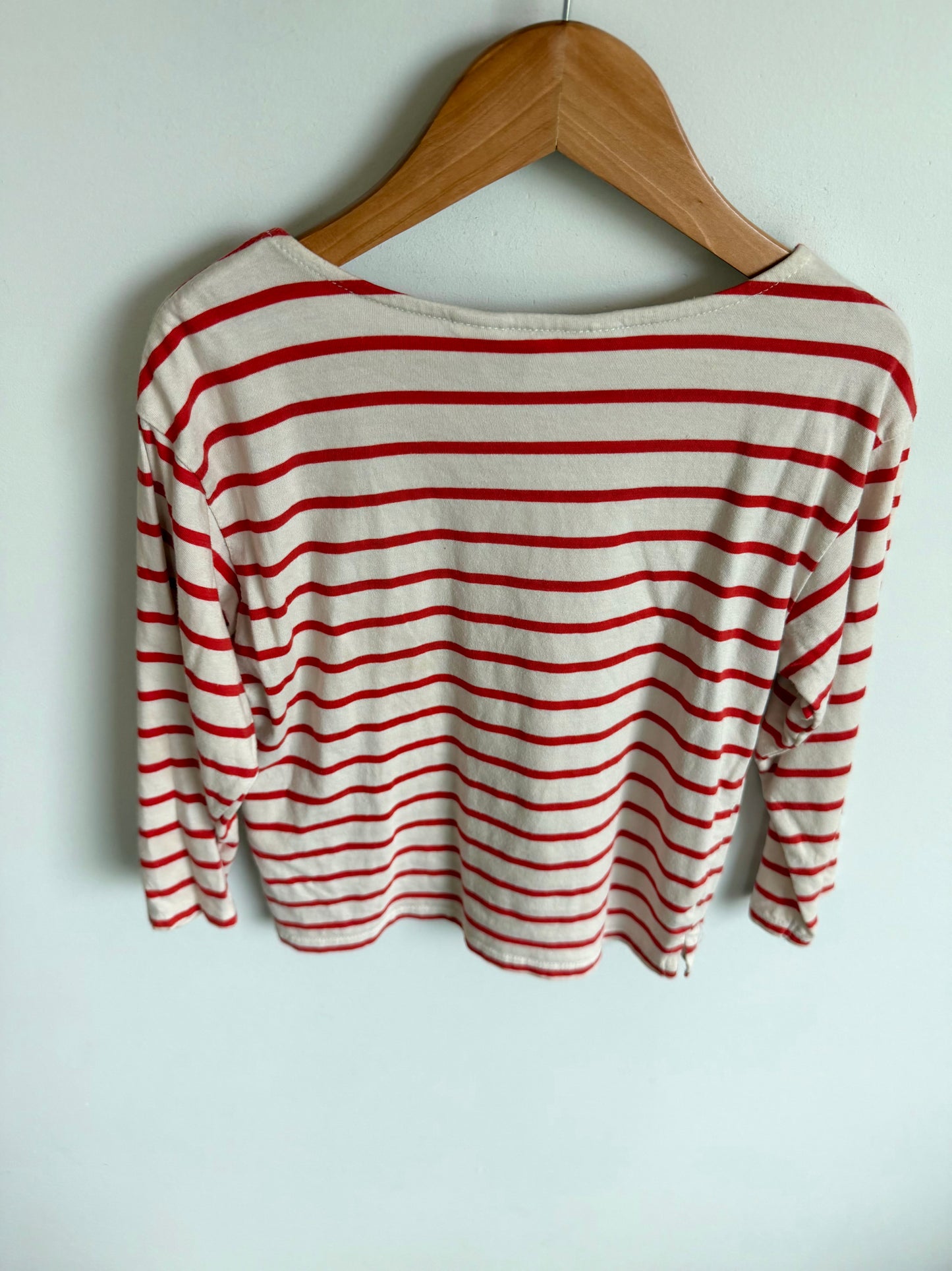 H&M Red Striped Long-sleeve / 4-6 years