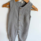 Organic Cotton Quincy Mae Grey Jumpsuit / 12-18m