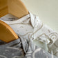 White + Grey Cloud Smile Bodysuits (2) / 0m